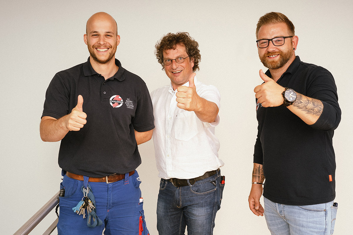 elektro-schillinger-team2 Karriere bei Elektro Schillinger